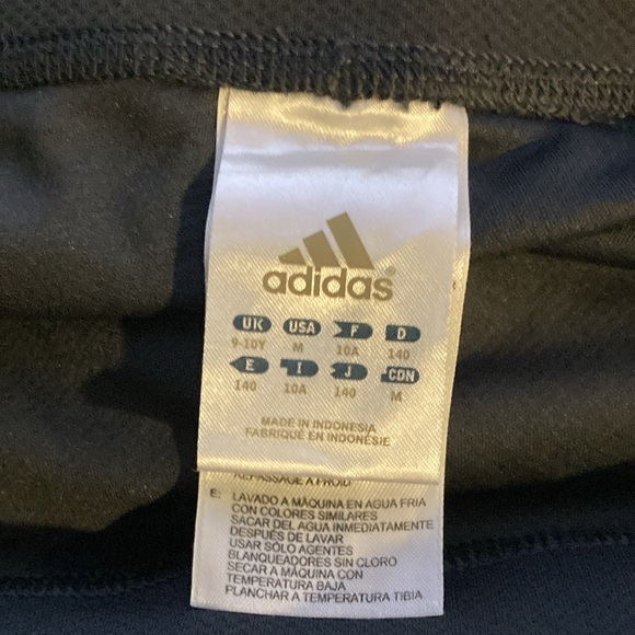 Adidas Charcoal Capri Sport Pant, Youth Sz M - Picture 3 of 5